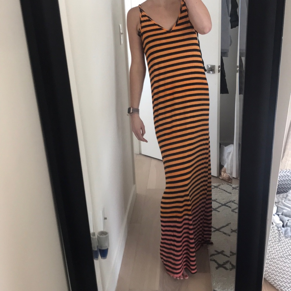 Sunset striped Michael Stars dress